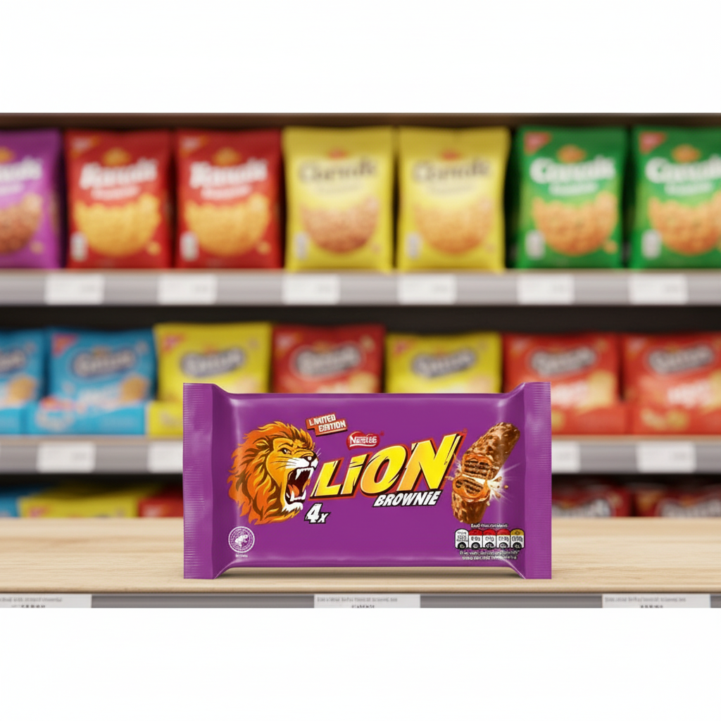 10 x Lion Brownie Bar 4pk - 120GM