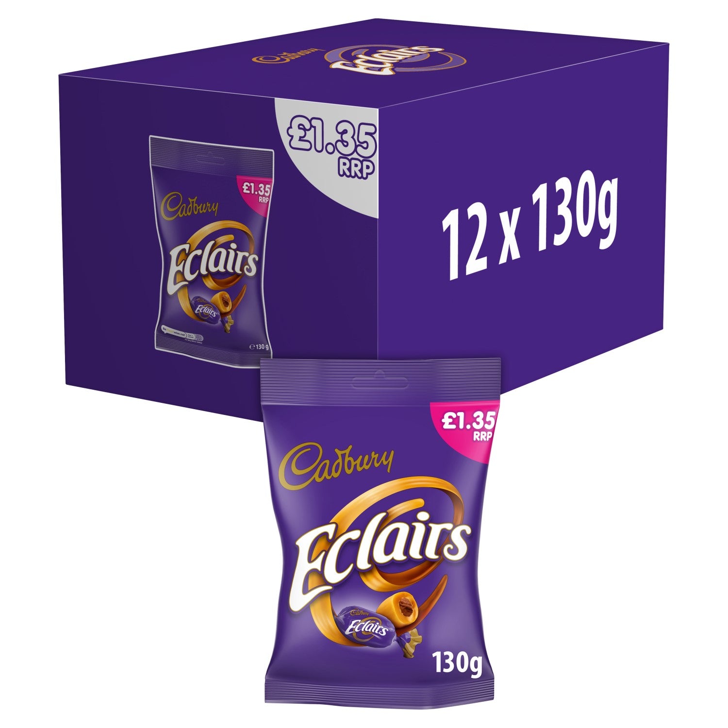 12 x Cadbury Eclairs Classic - 130GM