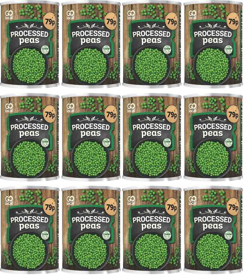12 X Go Local Processed Peas - 400G
