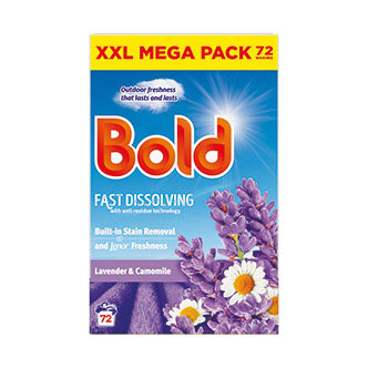 1 X Bold Powder Lavender 72 Wash - 3.6Kg