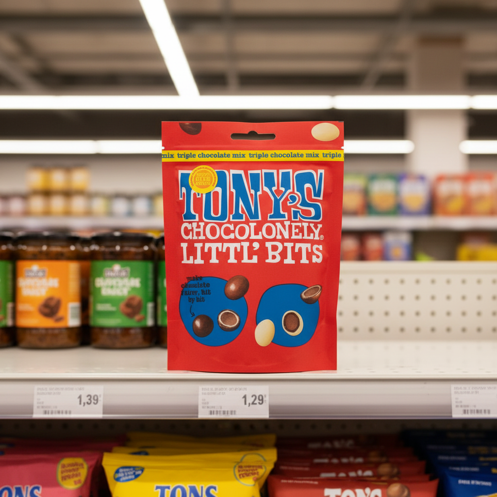 8 x Tonys Chocolonely Littl  Bits 100G