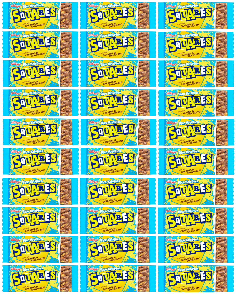 30 x Rice Krispies Squares Caramel & Chocolate 36Gm