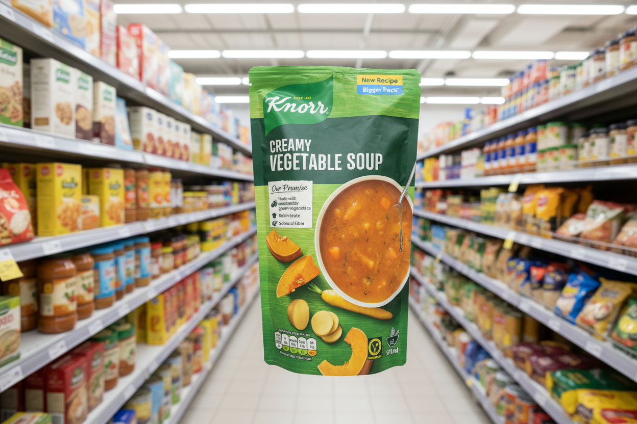 5 x Knorr Creamy Vegetable Soup 570ml
