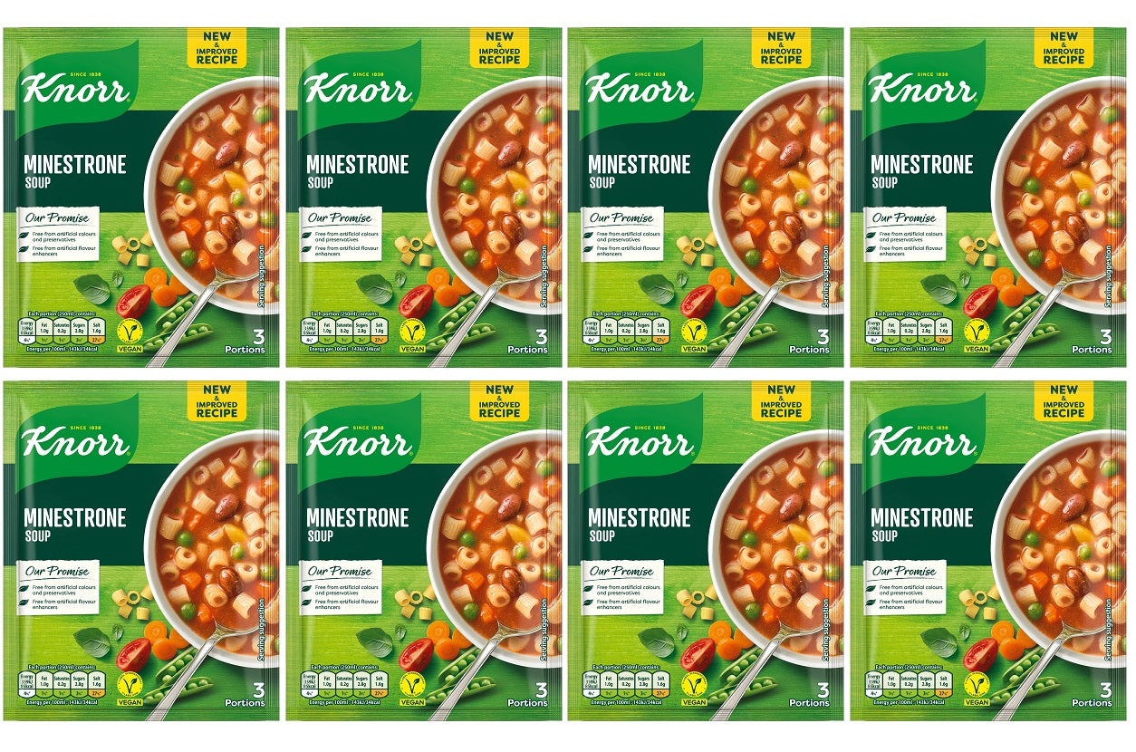 8 x Knorr Minestrone Soup 78G