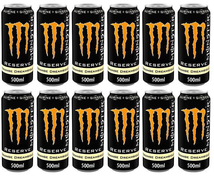 12 x Monster Reserve Orange Dreamsicle 500Ml