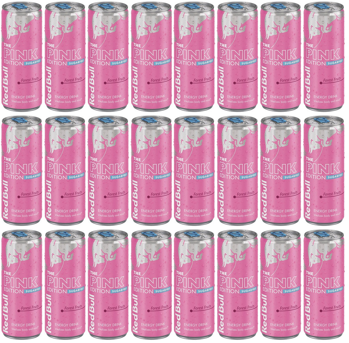 24 x Red Bull Pink Edition Forest Fruits Sugar Free 250Ml