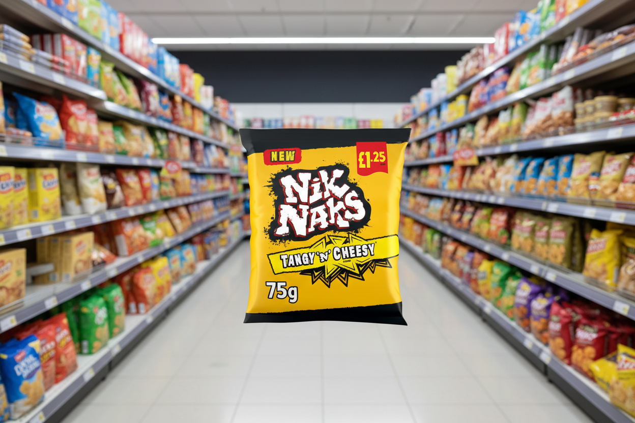 20 x Kp Nik Naks Tangy N Cheesy - 75GM