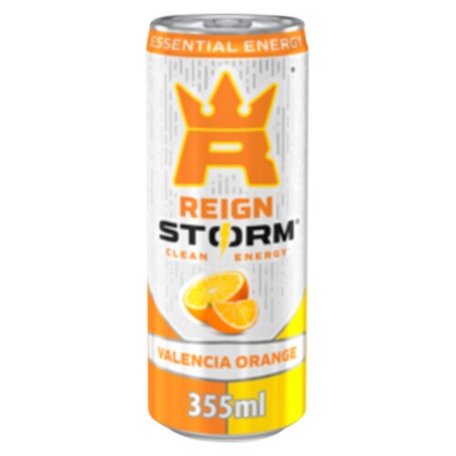 12 x Reign Storm Valencia Orange 355Ml