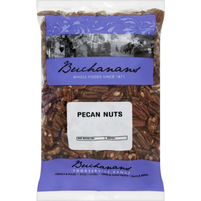 6 x Buchanans Pecan Nuts 1Kg