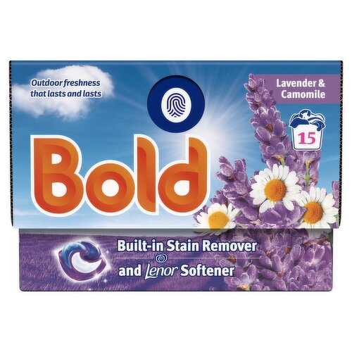 4 X Bold 4 In 1 Pods Lavendar - 15 Pack