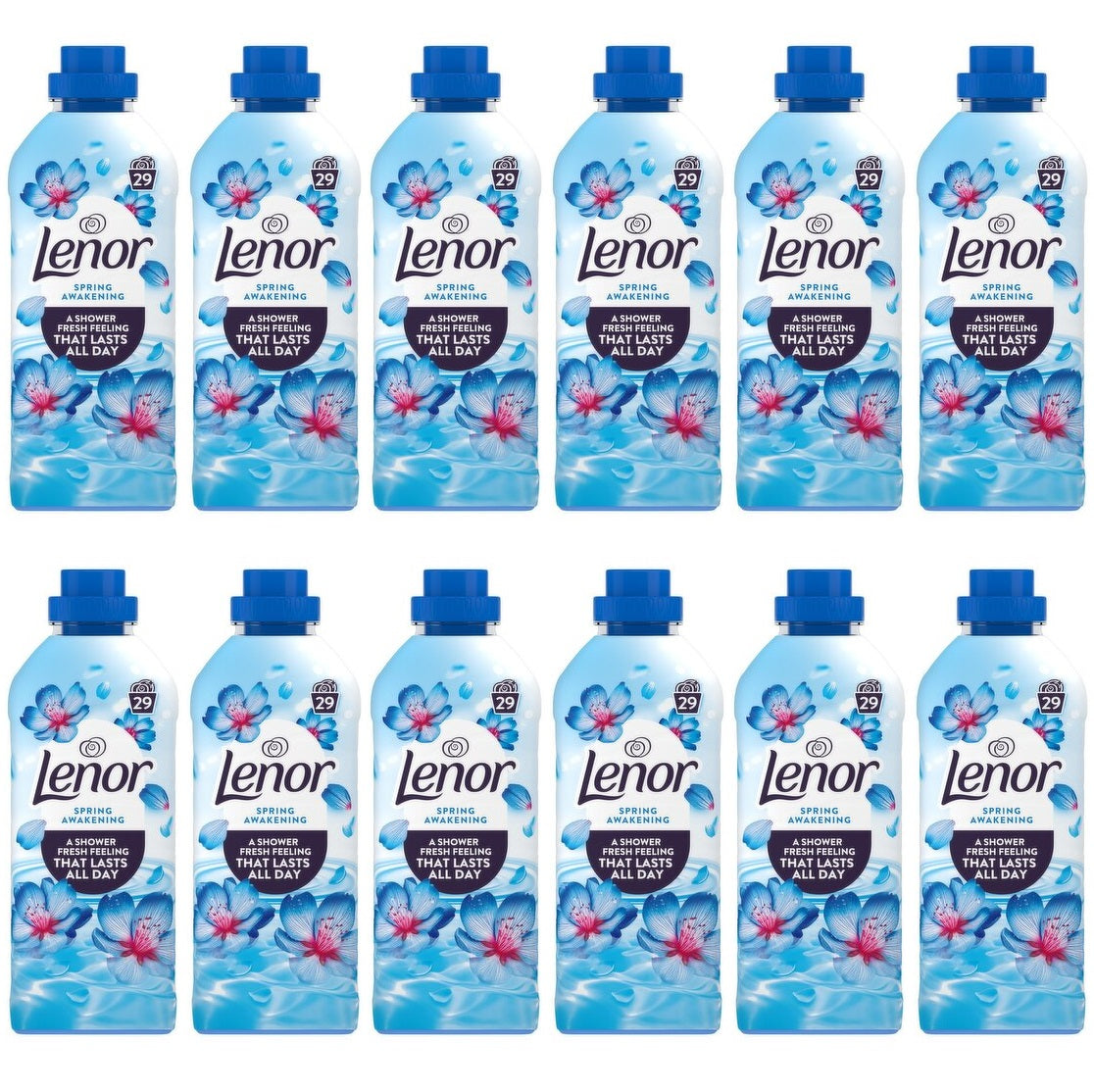 12 X Lenor Spring Awakening 29 Wash - 899Ml