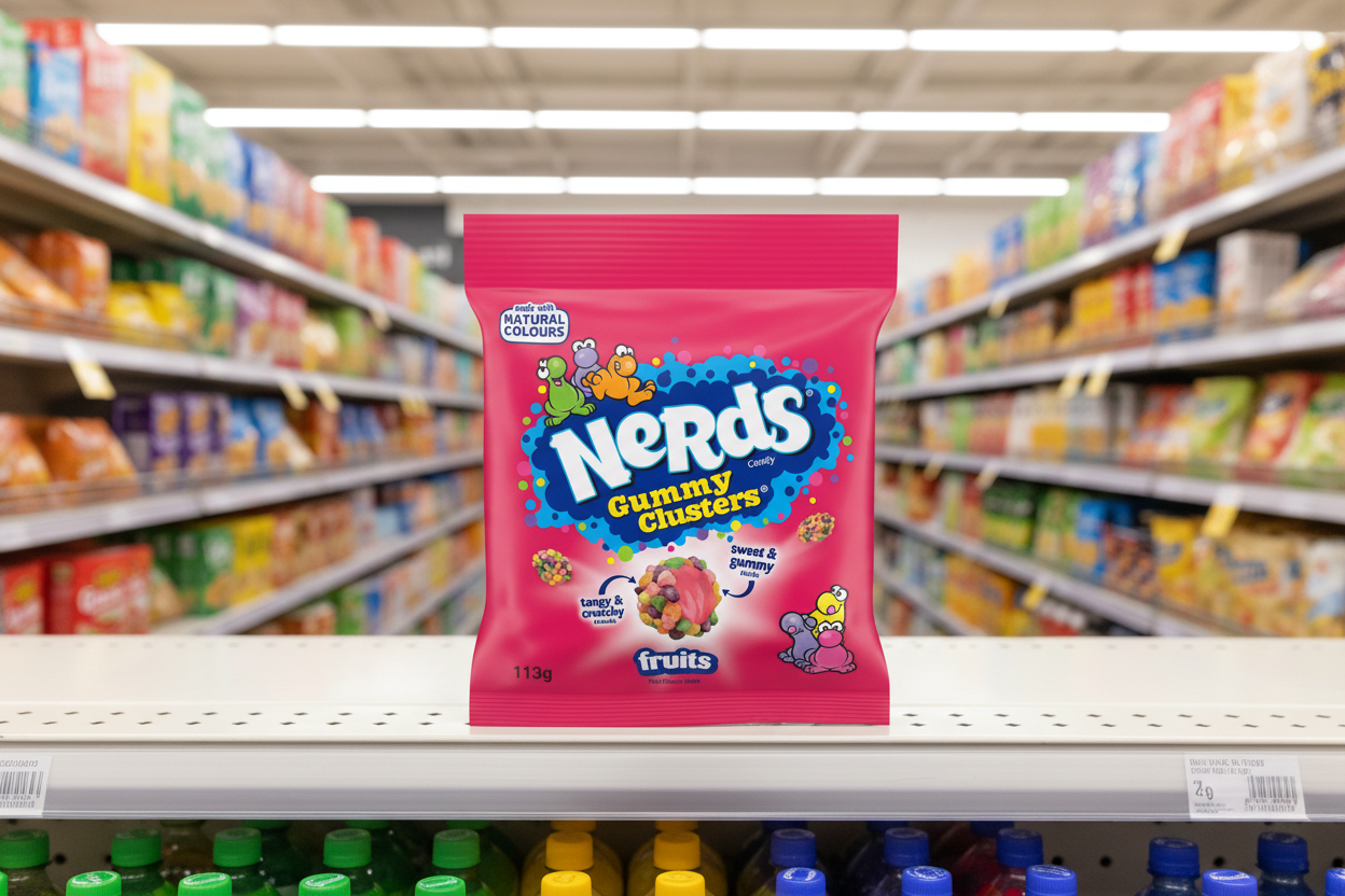 10 x Nerds Gummy Clusters Fruit-Flavour Candy 113G