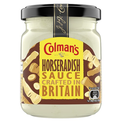 8 x Colman's  Sauce Horseradish 136 G