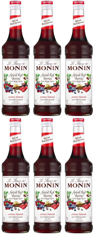 6 x Monin Syrup Spiced Berry 70Cl