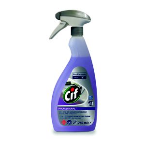 Cif Professional Spray 2 In 1 Cleaner And Disinfectant 750Ml