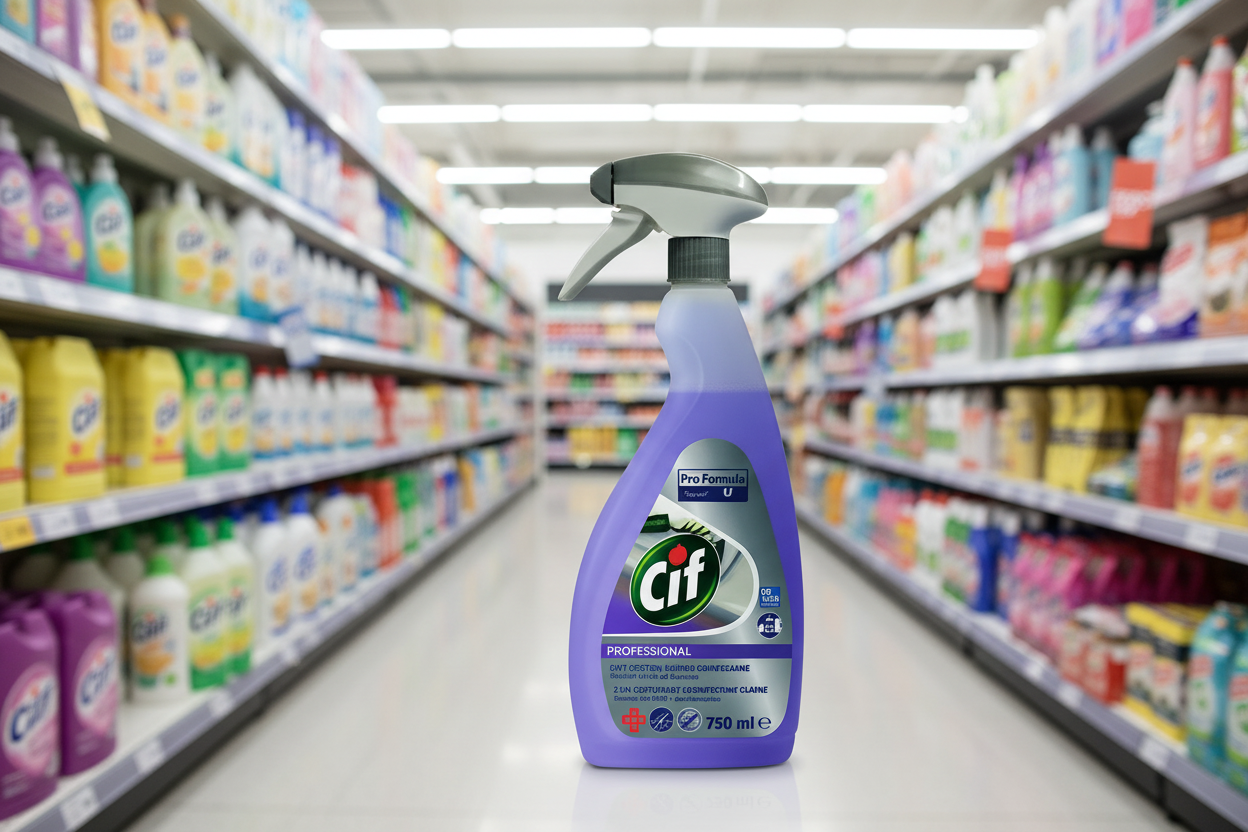 Cif Professional Spray 2 In 1 Cleaner And Disinfectant 750Ml