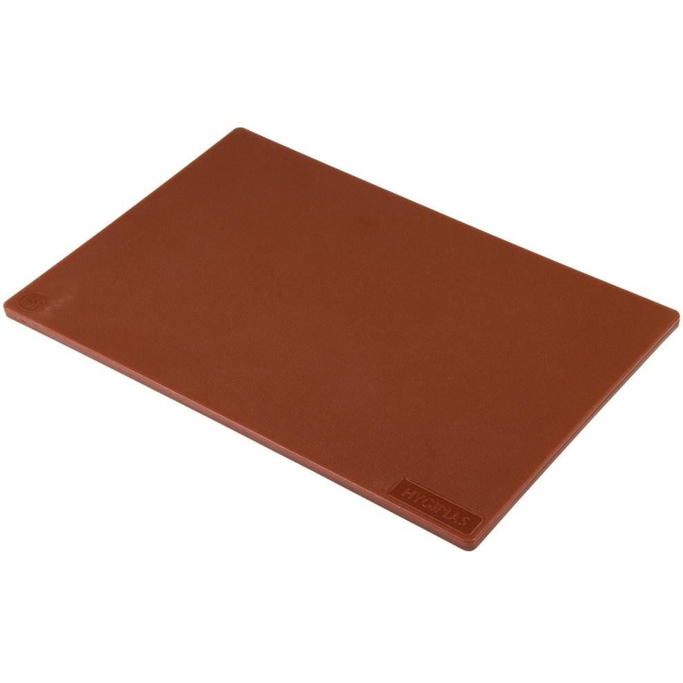 Hygiplas Low Density Brown Chopping Board 450X300Mm