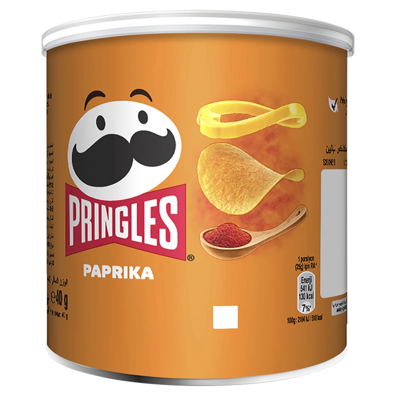 12 X Pringles Paprika - 40Gm