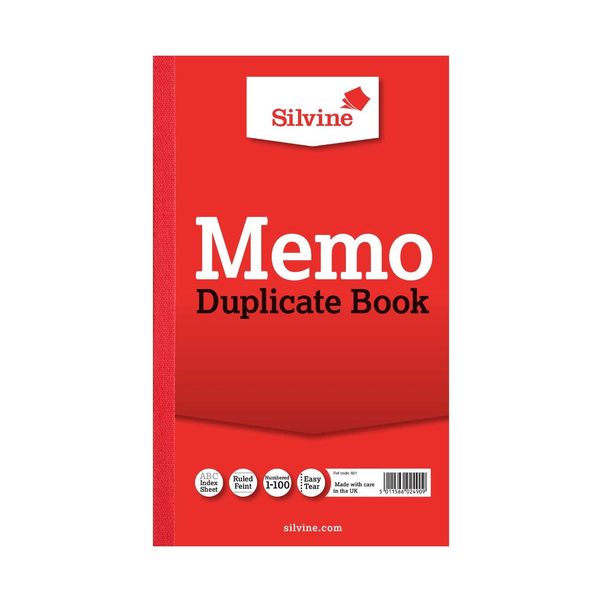 6 x Silvine Memo Duplicate Book