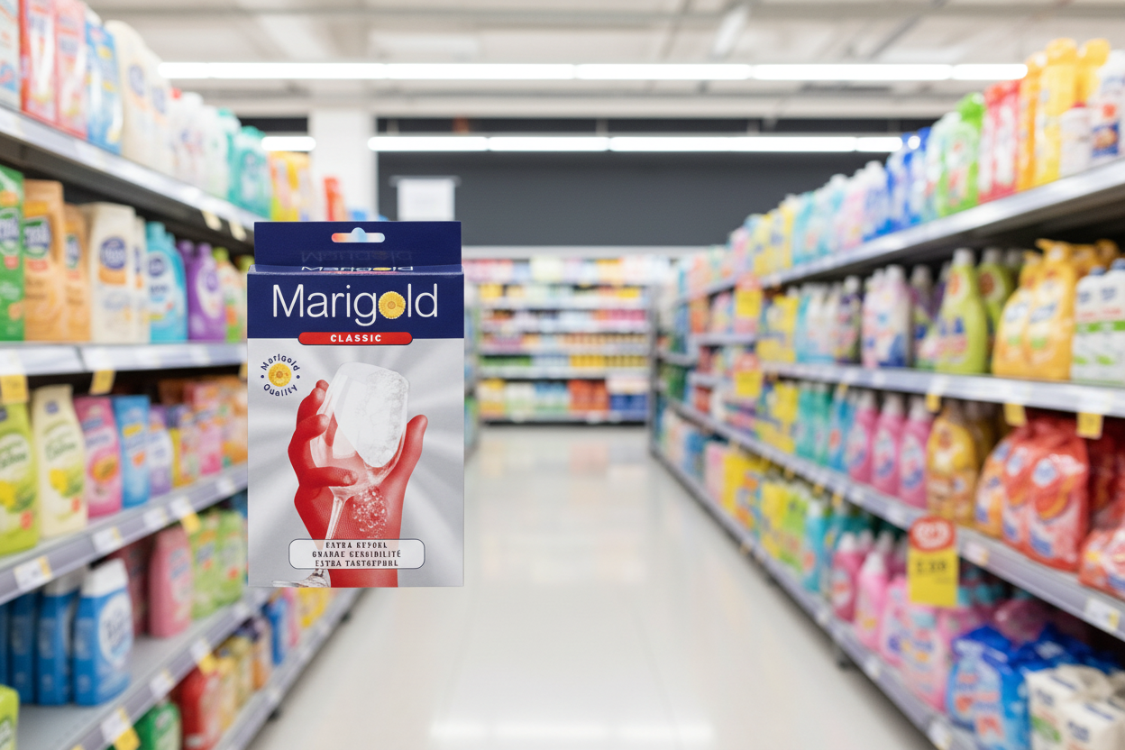 6 x Marigold Handy Lightweight Gloves Medium