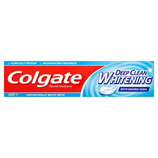 12 x Colgate Deep Clean Whitening Toothpaste With Baking Soda 75Ml