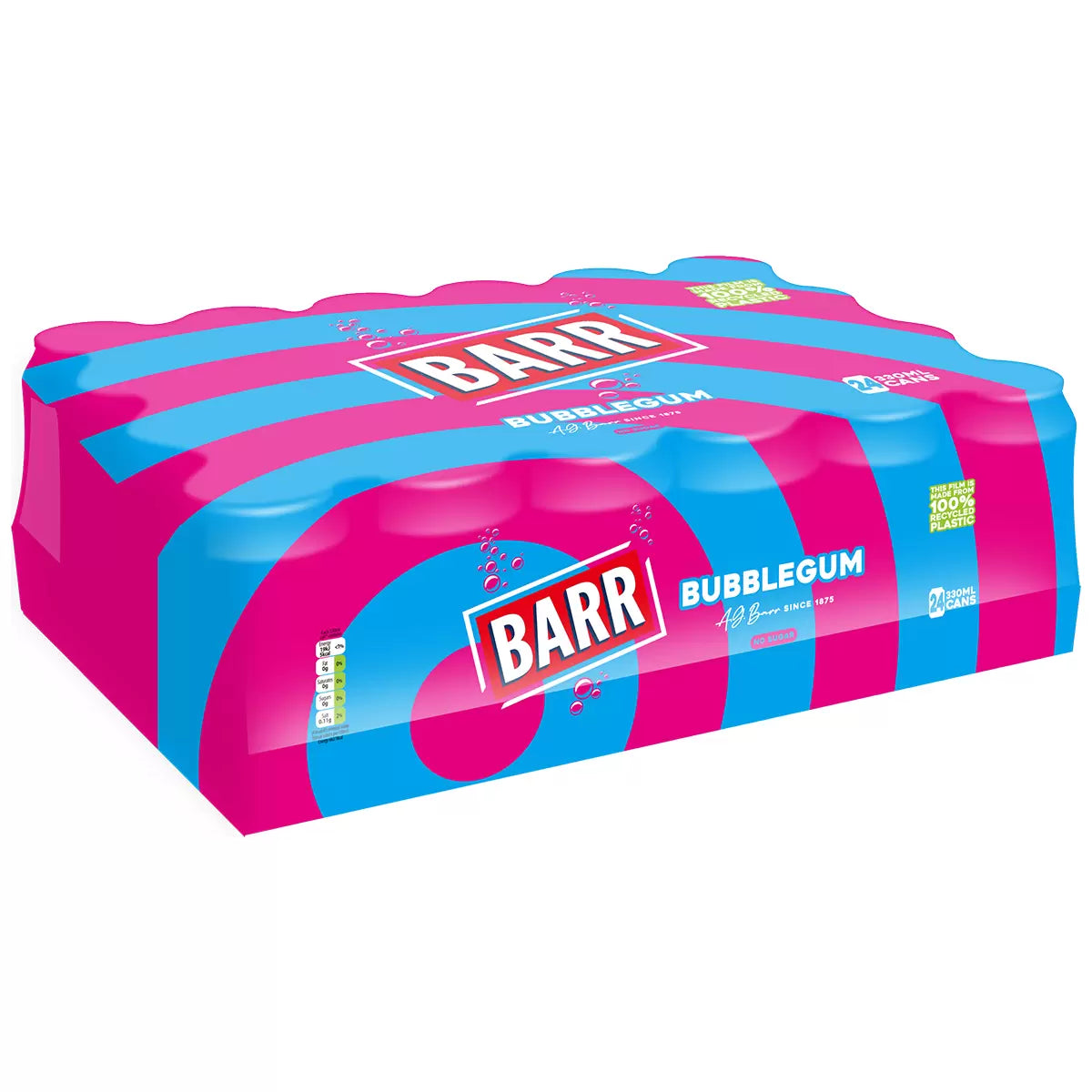 24 x Barr Bubblegum Can - 330Ml