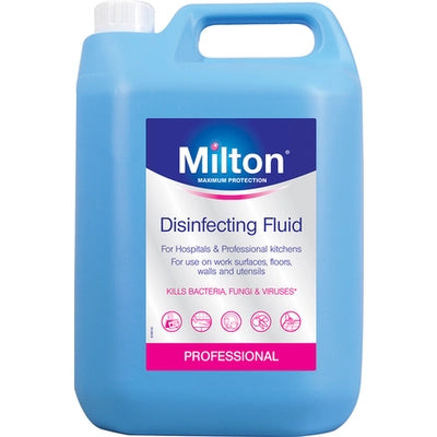 2 x Milton 5 Litre Disinfecting Fluid