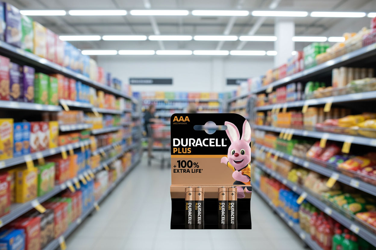 10 x Duracell Plus 100% Aaa 4Pk