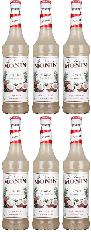 6 x Monin Coconut 70Cl