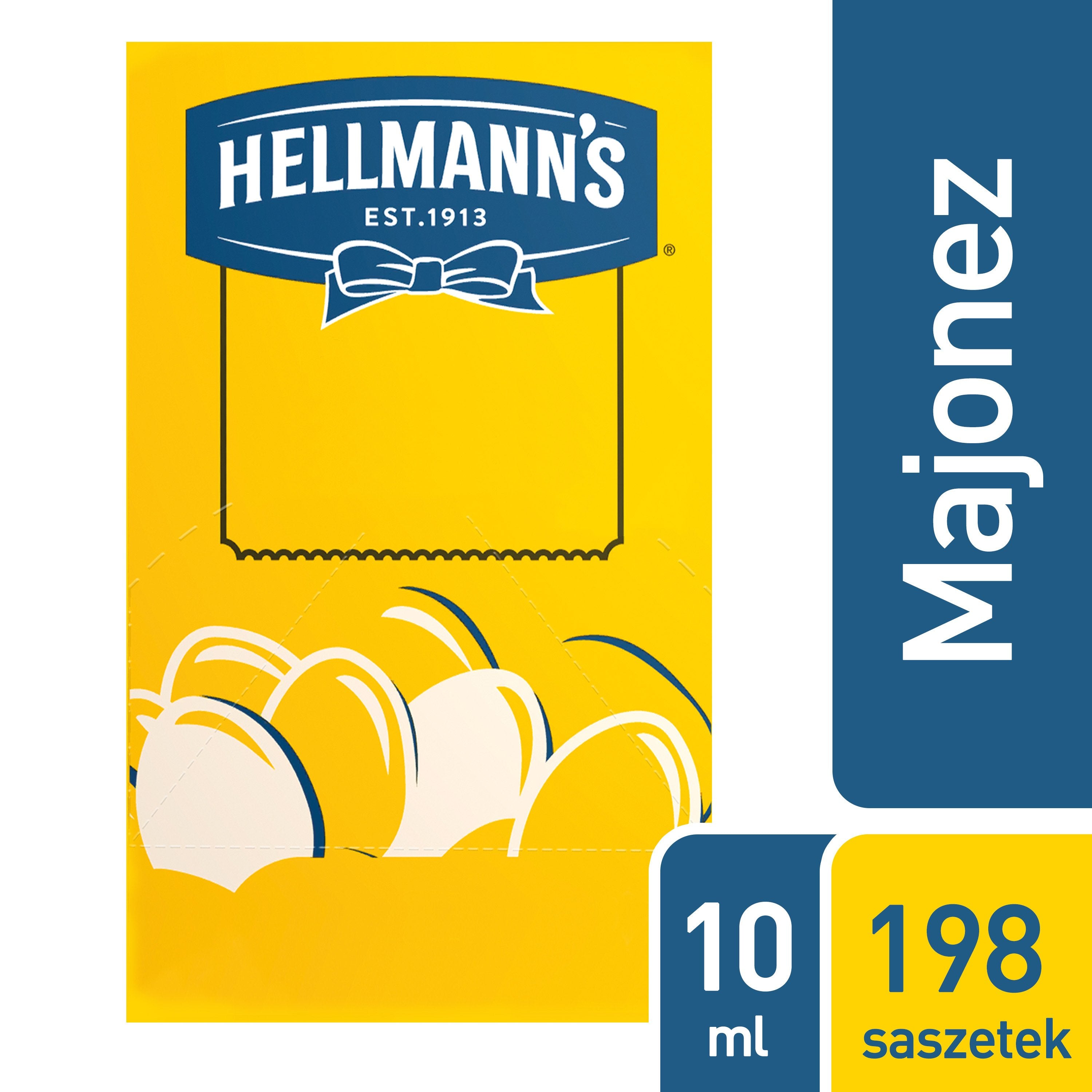 198 x Hellmann's Real Mayonnaise 198 X 10Ml Portions