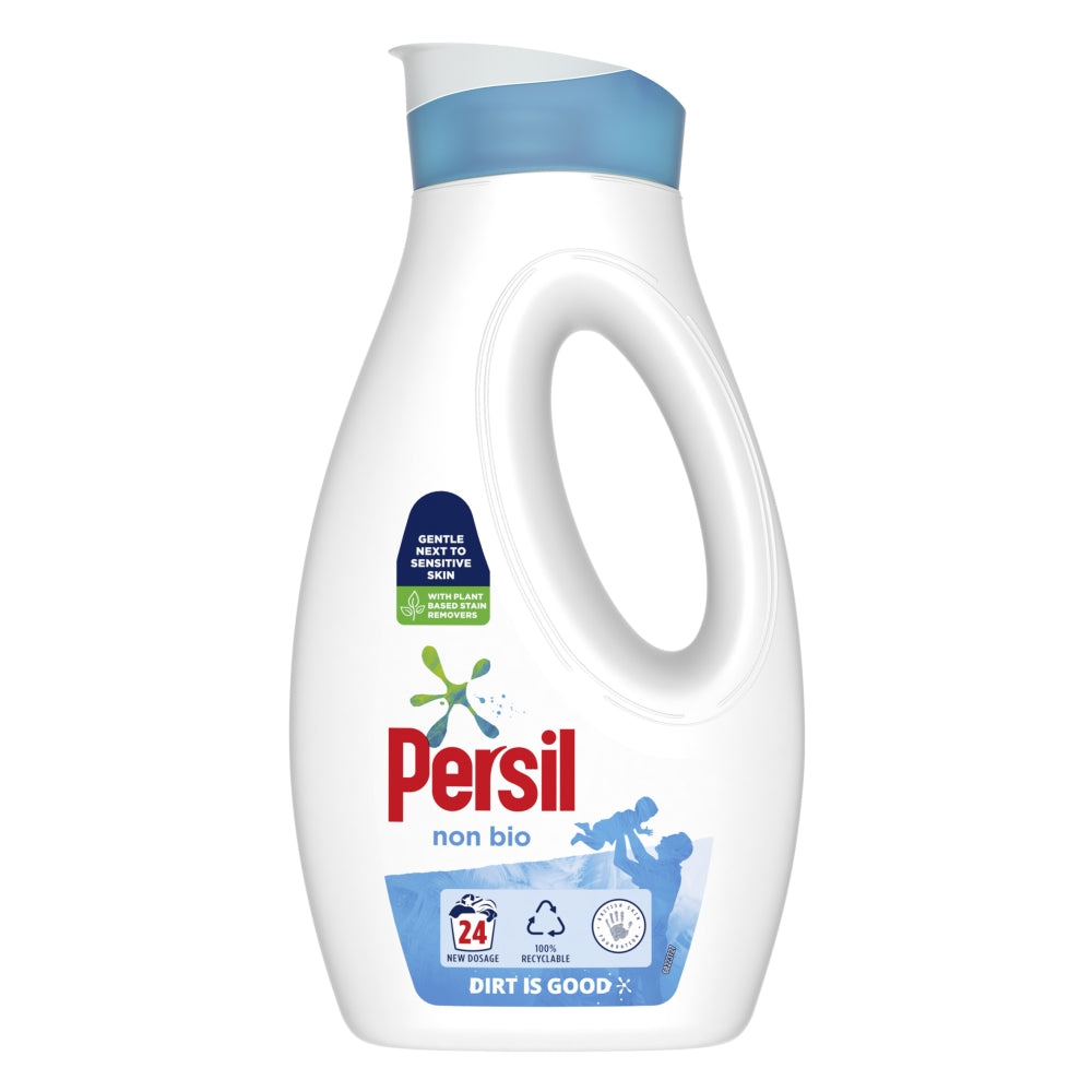 5 x Persil Non Bio Laundry Washing Liquid Detergent 24 Wash 648 Ml