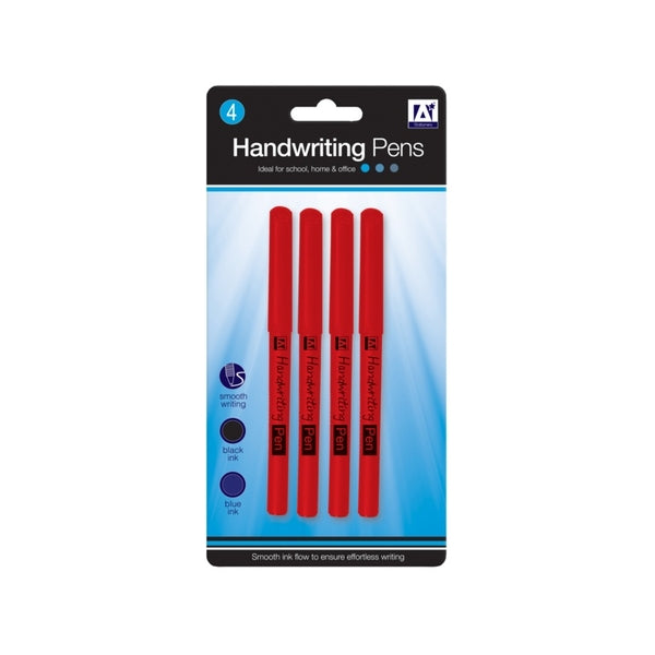 24 x Stat  4 Handwriting Pens Blue/Blk