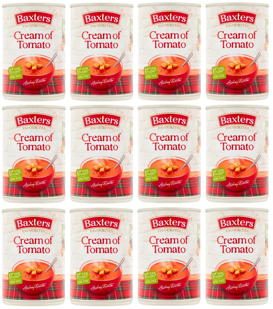 12 x Baxters Soup Tomato - 400Gm