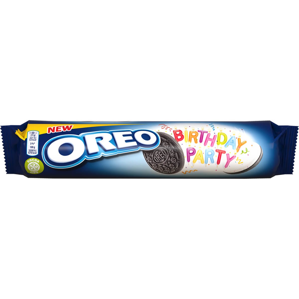 16 x Oreo Birthday Party Sandwich Biscuits 154G