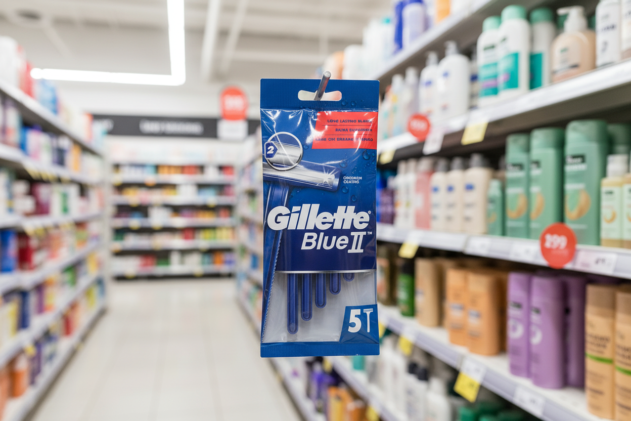 6 x Gillette Blueii Men's Disposable Razors X5