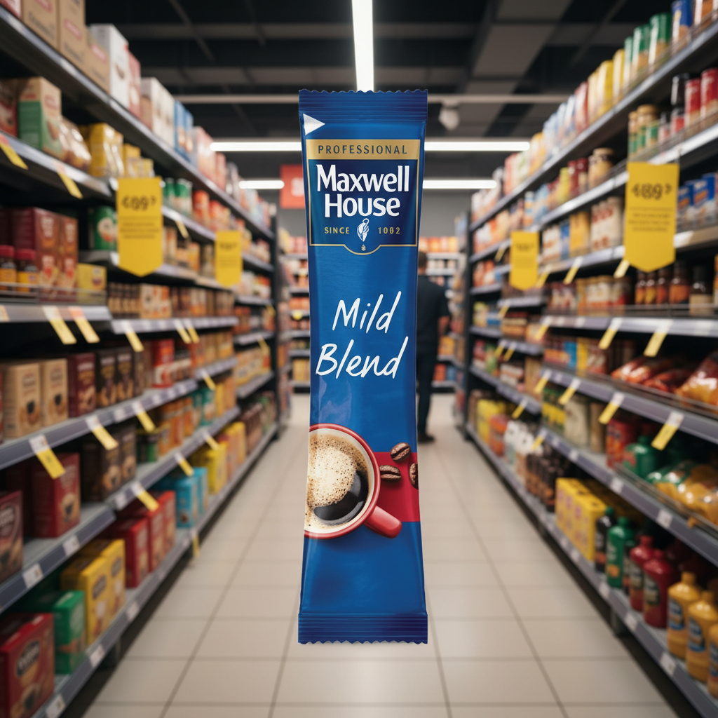 4 x Maxwell House Professional Mild Blend Once Cup Coffee Sticks 200 X 1.5G (300G)