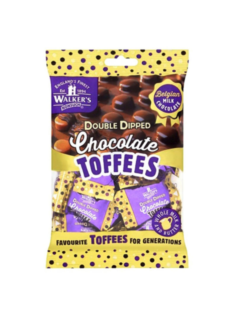 12 x Walker's Nonsuch Double Dipped Chocolate Toffees 135G