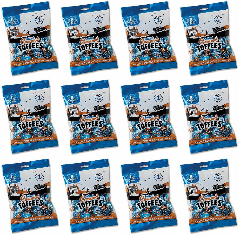 12 x Walker's Nonsuch Salted Caramel Toffees 150G