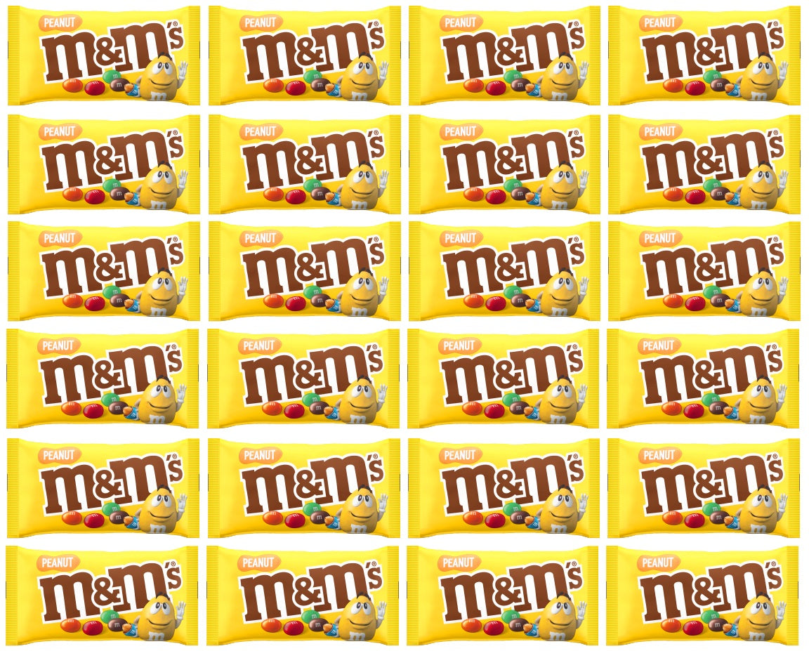 24 x M&M'S Peanut Bags 45Gm