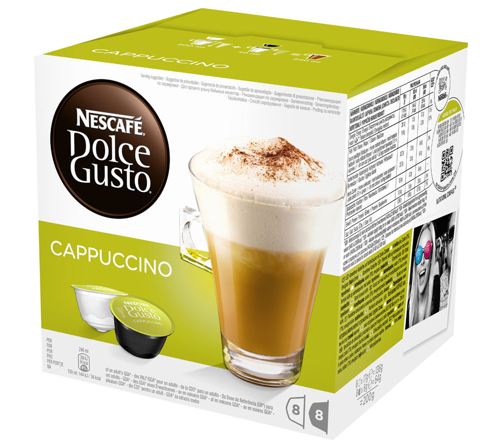 3 x Nescafé Dolce Gusto Cappucino 16 Pots 200G