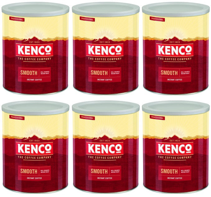 6 x Kenco Smooth Instant Coffee 750G