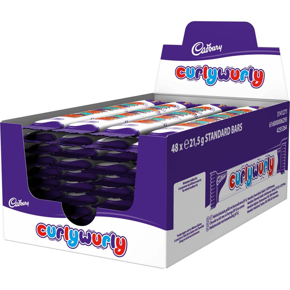 48 x Cadbury Curly Wurly 21.5G