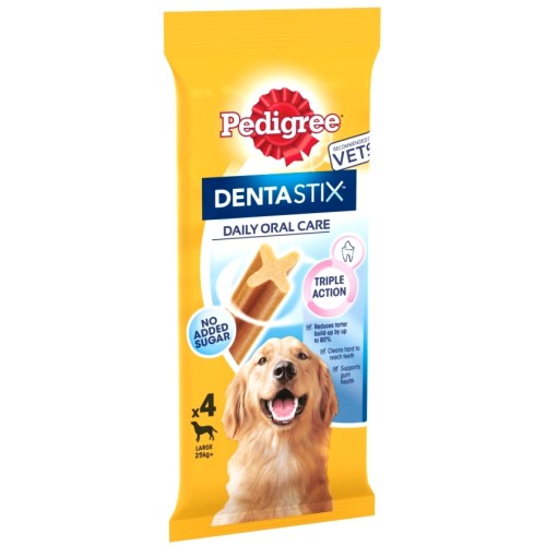 14 x Pedigree Dentastix Daily Oral Care Large 25Kg+ 4 Sticks 154G