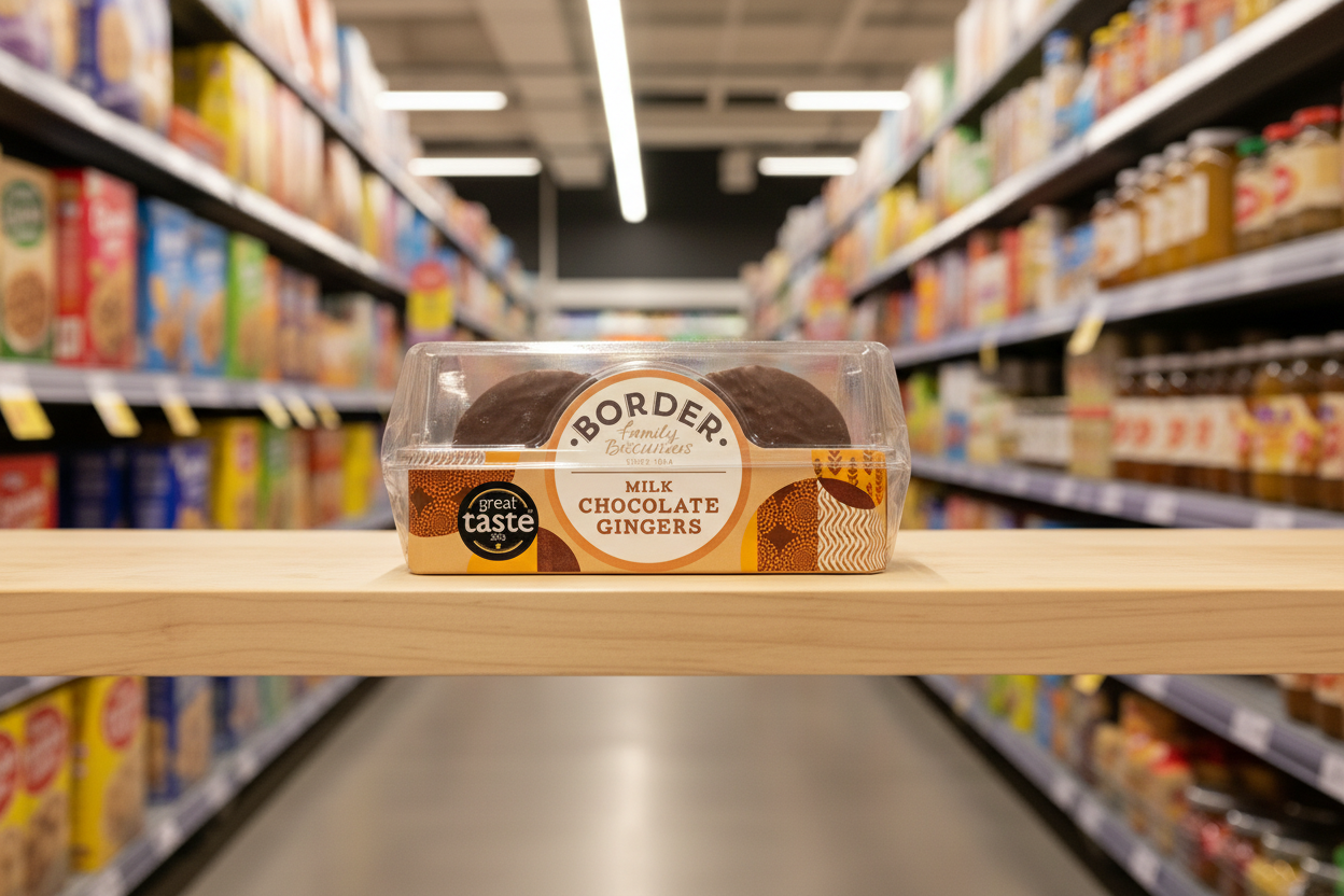 14 x Border Milk Chocolate Ginger 150G