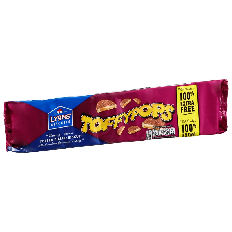 20 x Lyons  Biscuits Toffypops 240G