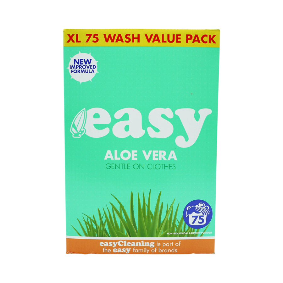 2 x Easy Washing Powder Aloe Vera 75 Wash  - 5.1KG