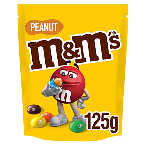 12 x M&M's Peanut Chocolate Pouch Bag 125G