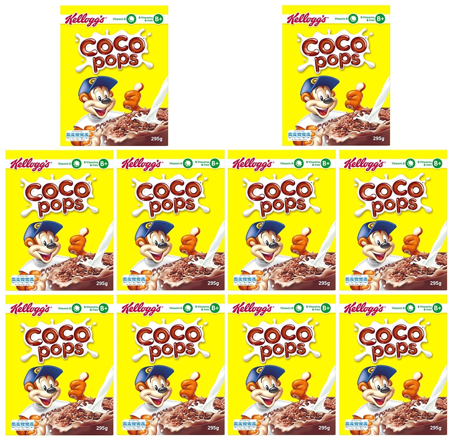 10 x Kellogg's Coco Pops 295G