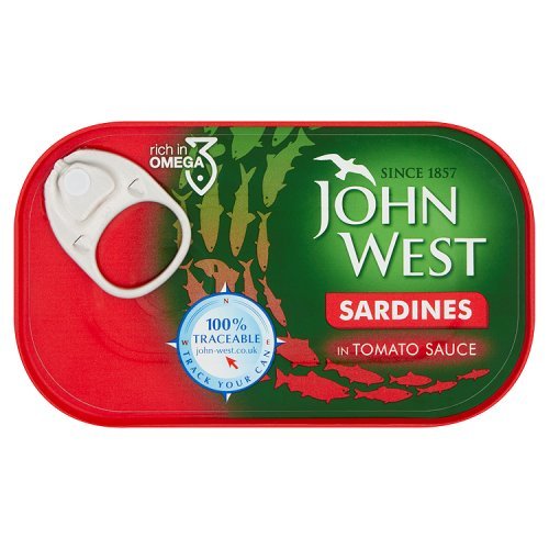 12 x John West Sardines In Tomato Sauce 120G