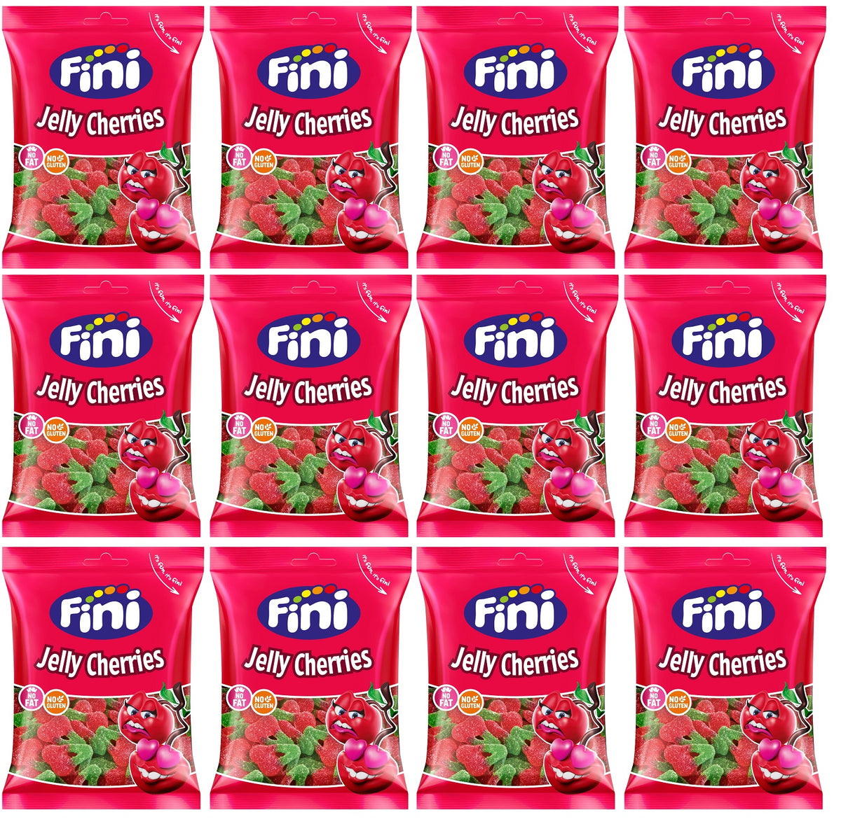 12 X Fini Fizzy Cola Bottles Sweet Bag - 75Gm